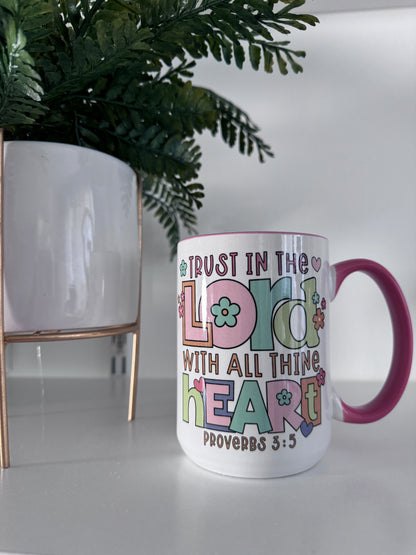 Trust in the Lord mug